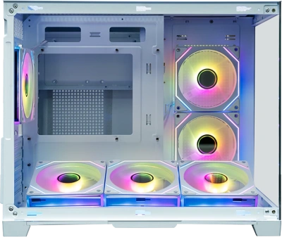 Корпус Xastra QW500M 6ARGB-C10-UC White QW500M-6FM12A-C10-UC-WH