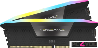 Модуль памяти DDR5 32Gb (2x16Gb Kit) Corsair 6000 Vengeance RGB CMH32GX5M2E6000C36