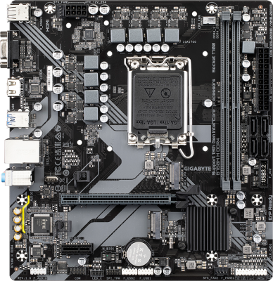 Материнская плата 1700 Gigabyte B760M H DDR4