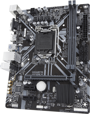 Материнская плата 1151 v2 Gigabyte H310M H (rev. 1.0/1.1)