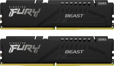 Модуль памяти DDR5 64Gb (2x32Gb Kit) Kingston 5600 Fury Beast KF556C36BBEK2-64