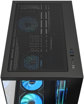 Корпус Xastra QW500 7ARGB-C10-UC Black