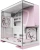 Корпус Geometric Future Model 5 White Pink with fans