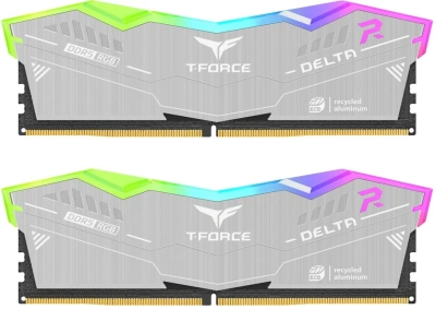 Модуль памяти DDR5 64Gb (2x32Gb Kit) Team Group 6000 T-Force Delta RGB Eco FF2D564G6000HC38JDC01