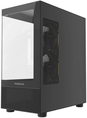 Корпус Powercase Vision Micro M2 ARGB Black (CVMBM2-A3)