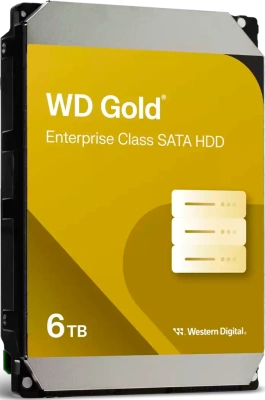 Жесткий диск 6000Gb WD Gold WD6004FRYZ