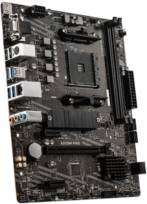 Материнская плата AM4 MSI A520M PRO