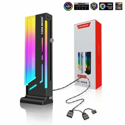 Держатель для видеокарты Coolmoon CM-GH2 black