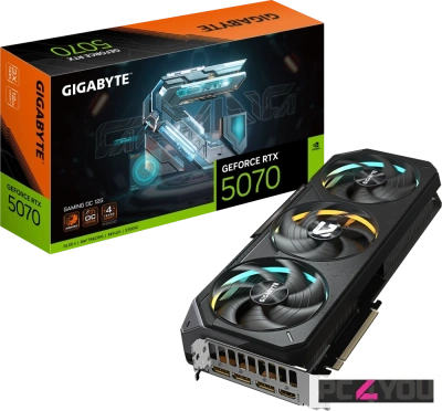 Видеокарта GeForce RTX 5070 12Gb Gigabyte GV-N5070GAMING OC-12GD