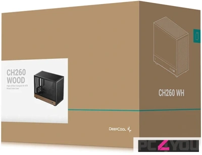 Корпус Deepcool CH260 Wood Black