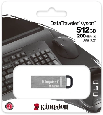 USB 3.2 Flash 512Gb Kingston DataTraveler Kyson DTKN/512GB