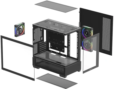 Корпус Deepcool CG380 3F Black