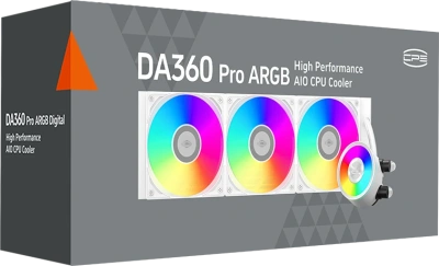 Водяное охлаждение PCCooler DA360 Pro ARGB WH