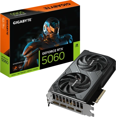 Видеокарта GeForce RTX 5060 8Gb Gigabyte GV-N5060WF2OC-8GD
