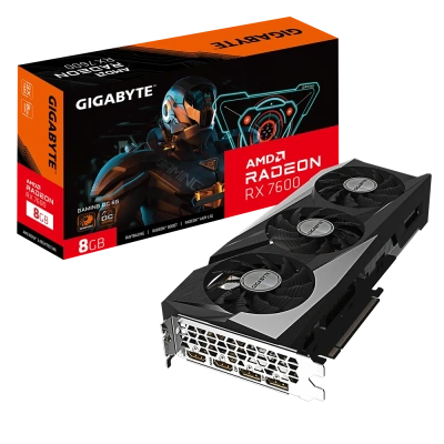 Видеокарта Radeon RX 7600 8Gb Gigabyte GV-R76GAMING OC-8GD