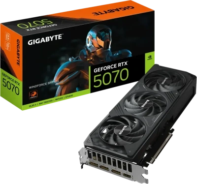 Видеокарта GeForce RTX 5070 12Gb Gigabyte GV-N5070WF3-12GD