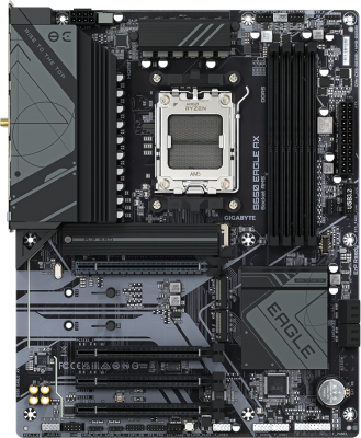 Материнская плата AM5 Gigabyte B650 Eagle AX