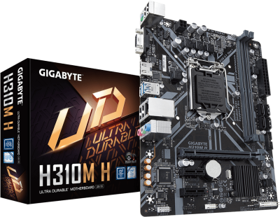 Материнская плата 1151 v2 Gigabyte H310M H (rev. 1.0/1.1)