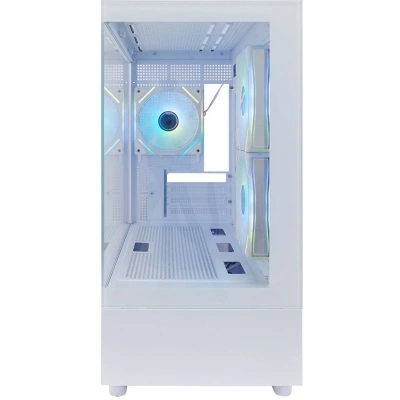 Корпус 1stPlayer MIKU Mi5-BK ARGB White Mi5-WH-2FC7R-W-1FC7-W