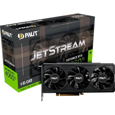 Видеокарта GeForce RTX 4060Ti 16Gb Palit Jetstream NE6406T019T1-1061J