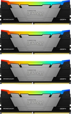 Модуль памяти DDR4 32Gb (4x8Gb Kit) Kingston 3200 Fury Renegade KF432C16RB2AK4/32