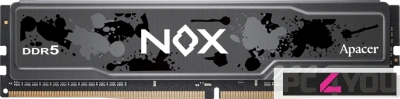 Модуль памяти DDR5 16Gb Apacer 6000 Nox AH5U16G60C622MBAA-1