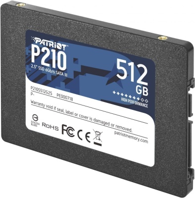 Накопитель SSD 512Gb Patriot P210 P210S512G25