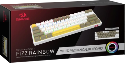 Клавиатура Redragon FIZZ RAINBOW K617WGY-R Melt-gold