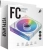 Вентилятор для корпуса 120mm 1stPlayer White FC(AP)-WH-1IN1