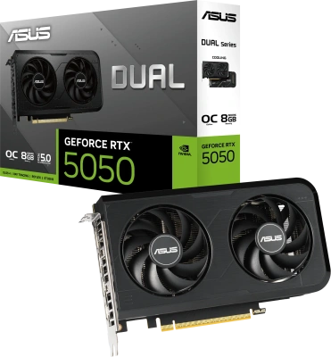 Видеокарта GeForce RTX 5050 8Gb Asus DUAL-RTX5050-O8G