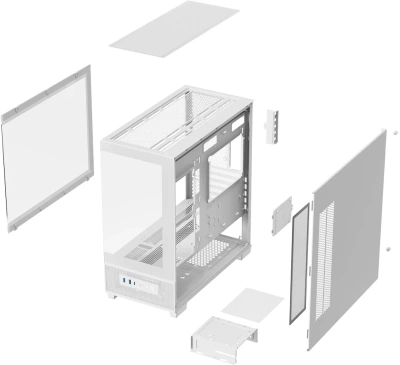 Корпус Xastra Q500M 6ARGB-C10-UC White