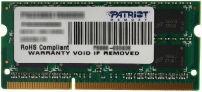 Модуль памяти SO-DIMM DDR3 4Gb Patriot 1600 PSD34G16002S