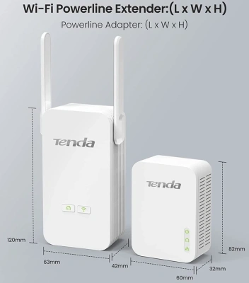 Сетевой адаптер Tenda Powerline PH5