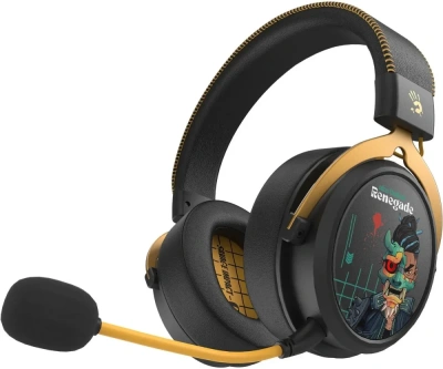 Наушники с микрофоном A4Tech Bloody MR595 Renegade Black