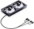 Вентилятор для корпуса 120mm Jonsbo ZB-240BR (2 in 1) Black Reverse