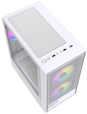 Корпус Powercase Mistral SM02 ARGB White (CMMSM02W-A3)