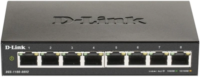 Коммутатор 8port D-Link DGS-1100-08V2/A1A
