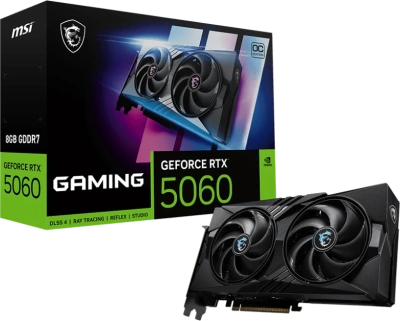 Видеокарта GeForce RTX 5060 8Gb MSI Gaming OC