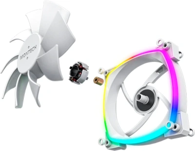 Вентилятор для корпуса 120mm Montech AX120 PWM White