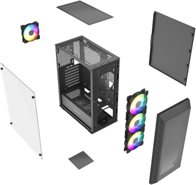 Корпус Powercase Mistral S4B ARGB (CMSB-A4)