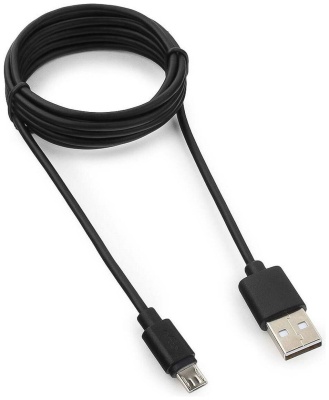 Кабель USB A-microB 1,8m Гарнизон GCC-mUSB2-AMBM-1.8M