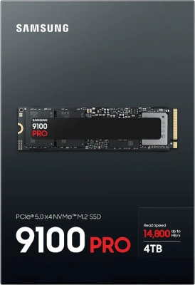Накопитель SSD M2 4Tb Samsung 9100 PRO MZ-VAP4T0BW