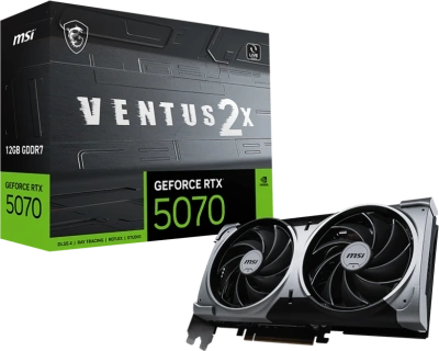 Видеокарта GeForce RTX 5070 12Gb MSI Ventus 2X