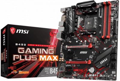 Материнская плата AM4 MSI B450 Gaming Plus MAX