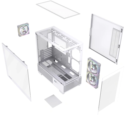 Корпус Powercase Vision Micro S4W (CVMMSHW-A3)