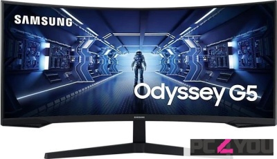 Монитор 34" Samsung Odyssey G5 LC34G55TWWIXCI