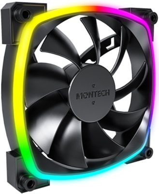 Вентилятор для корпуса 120mm Montech AX120 PWM Black AX120B3P (3 in 1)