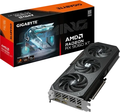 Видеокарта Radeon RX 9060 XT 16Gb Gigabyte GV-R9060XTGAMING OC-16GD