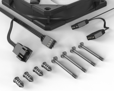 Вентилятор для корпуса 120mm ID-Cooling TF-12025-PRO-ARGB TRIO