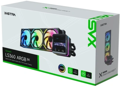 Водяное охлаждение Xastra Octant LS360 ARGB BK